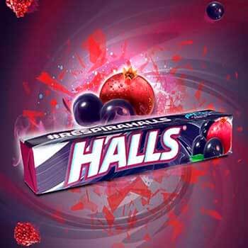 imagen de chicle halls